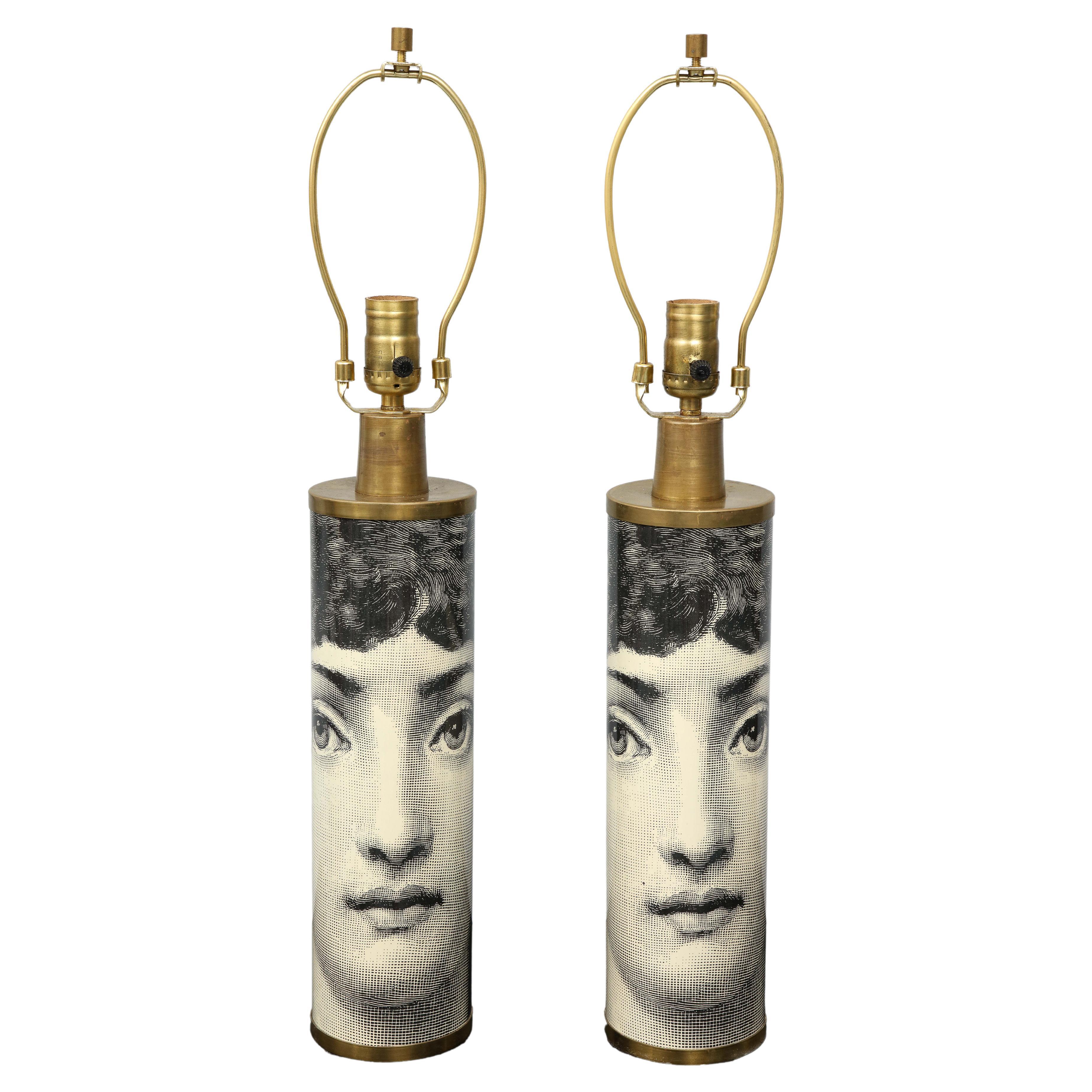 In 1950's Piero Fornasetti used the face of Lina Cavalieri who was an Italian opera soprano for different series of his work. Her portrait then became iconic and even Henry Miller chose one of a variation of Lina Cavalieri's face as the cover of his