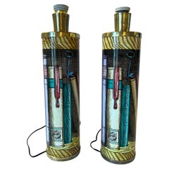 FORNASETTI Pair of Vintage Table Lamps