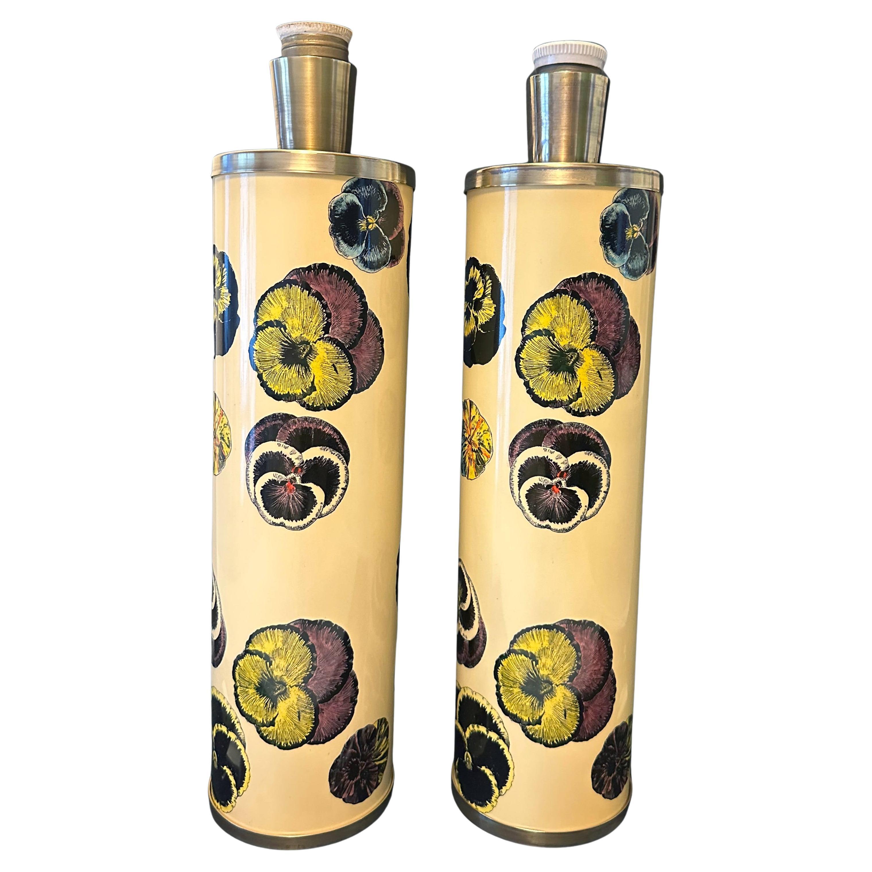 FORNASETTI Coppia di lampade da tavolo vintage