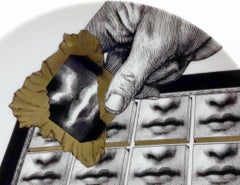 Fornasetti Plate-Box of Chocolates, Number 362, Themes & Variations