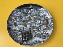 Fornasetti “Plate Calendar n24” Porcelain, 1991, Italy