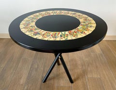 Mesa auxiliar de cartas FORNASETTI