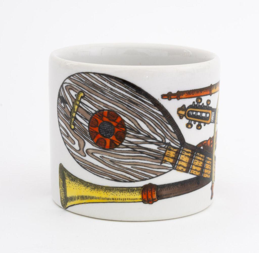 Fornasetti Porcelain Musical Tableware, 5 Pcs. For Sale 2