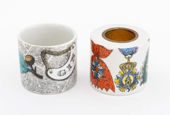 Fornasetti Porcelain Tableware, 2 Pcs.