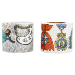 Fornasetti Porcelain Tableware, 2 Pcs.