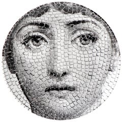 Fornasetti Porcelain "Themes and Variations" Plate No 131, Italy, circa 1990
