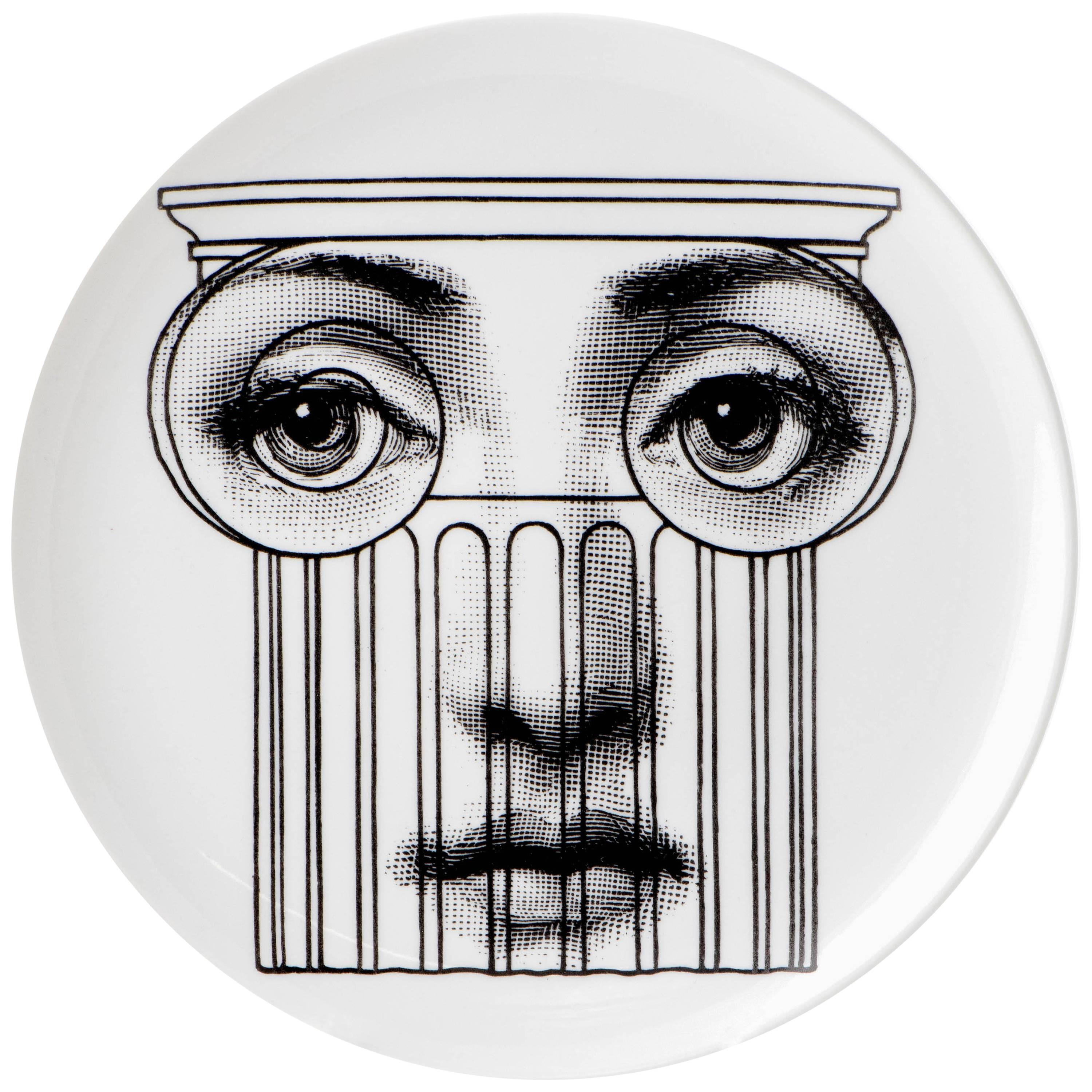 Fornasetti Porcelain "Themes and Variations" Plate No 278, Italy, circa 1990 For Sale