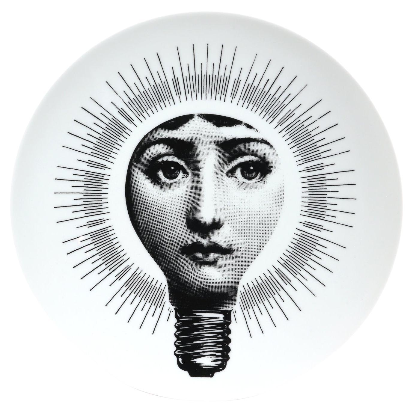 Fornasetti Porcelain Surrealist Themes & Variation Plate, #83 For Sale