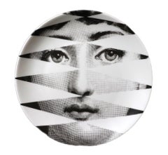 Fornasetti Porcelain Themes & Variation Plate, Pattern Number 46