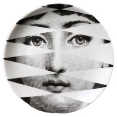 Fornasetti Porcelain Themes 
Variation Plate, Pattern Number 46