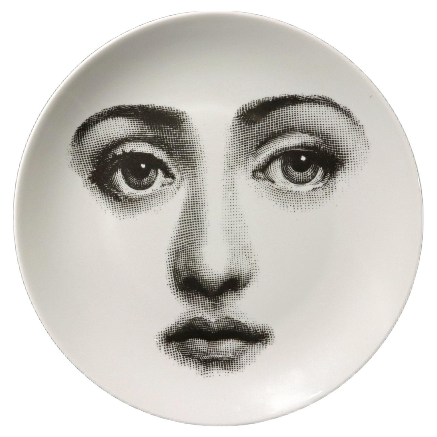 Fornasetti Porcelain Themes 
Variation Plate, Pattern Number 6 For Sale