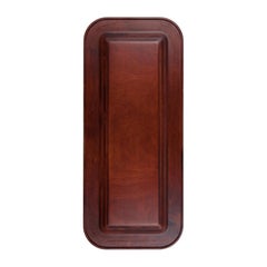 Fornasetti Rectangular Tray Serpente Snake Carmine Red Wood