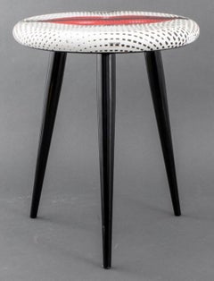 Fornasetti Red Lip Lacquered Bocca Stool
