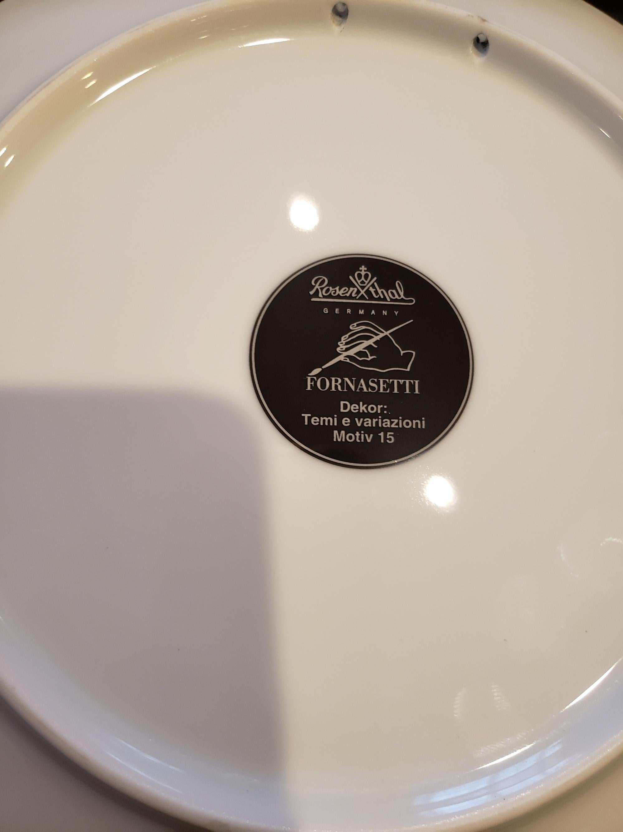 rosenthal fornasetti plates