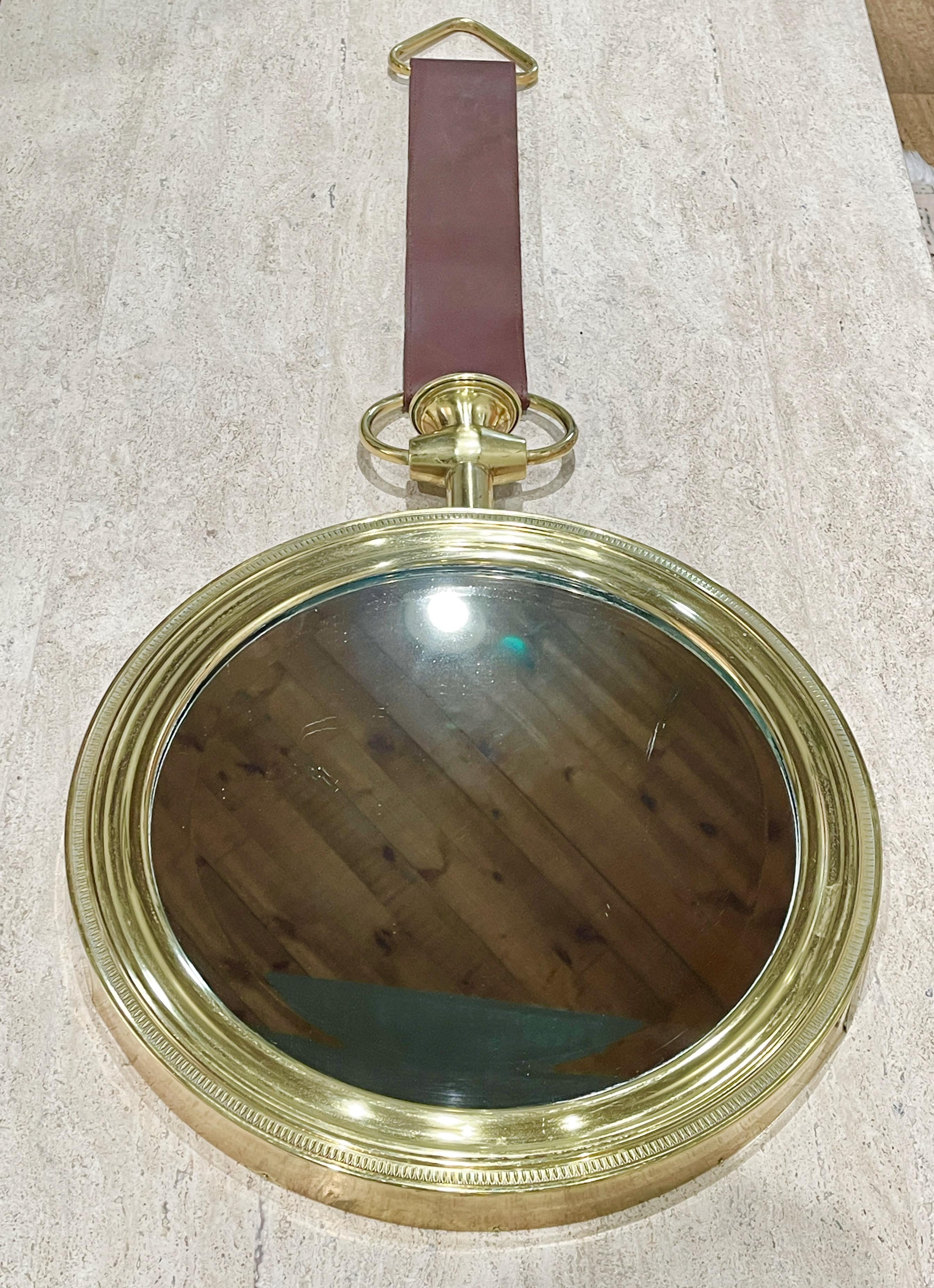 Fornasetti miroir rond en forme de montre de poche 8