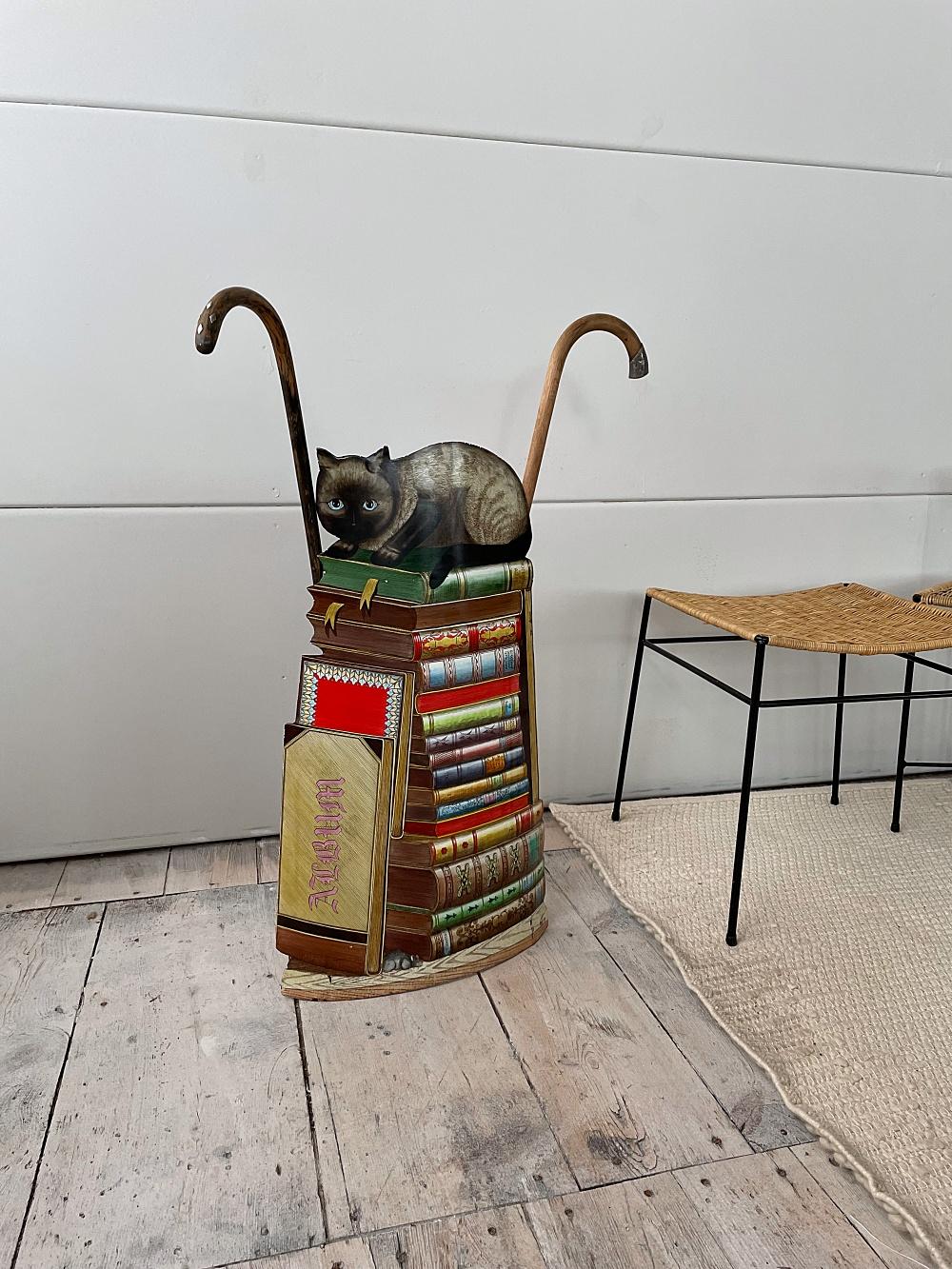 cat umbrella stand
