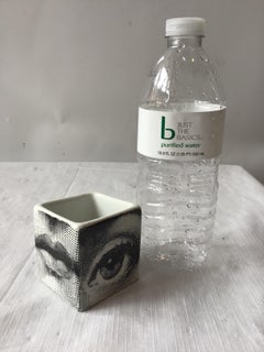 Fornasetti Small Face Cube Vase