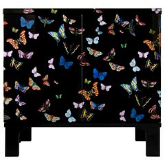 Fornasetti Small Sideboard Rectangular Base Farfalle Butterflies Handcoloured