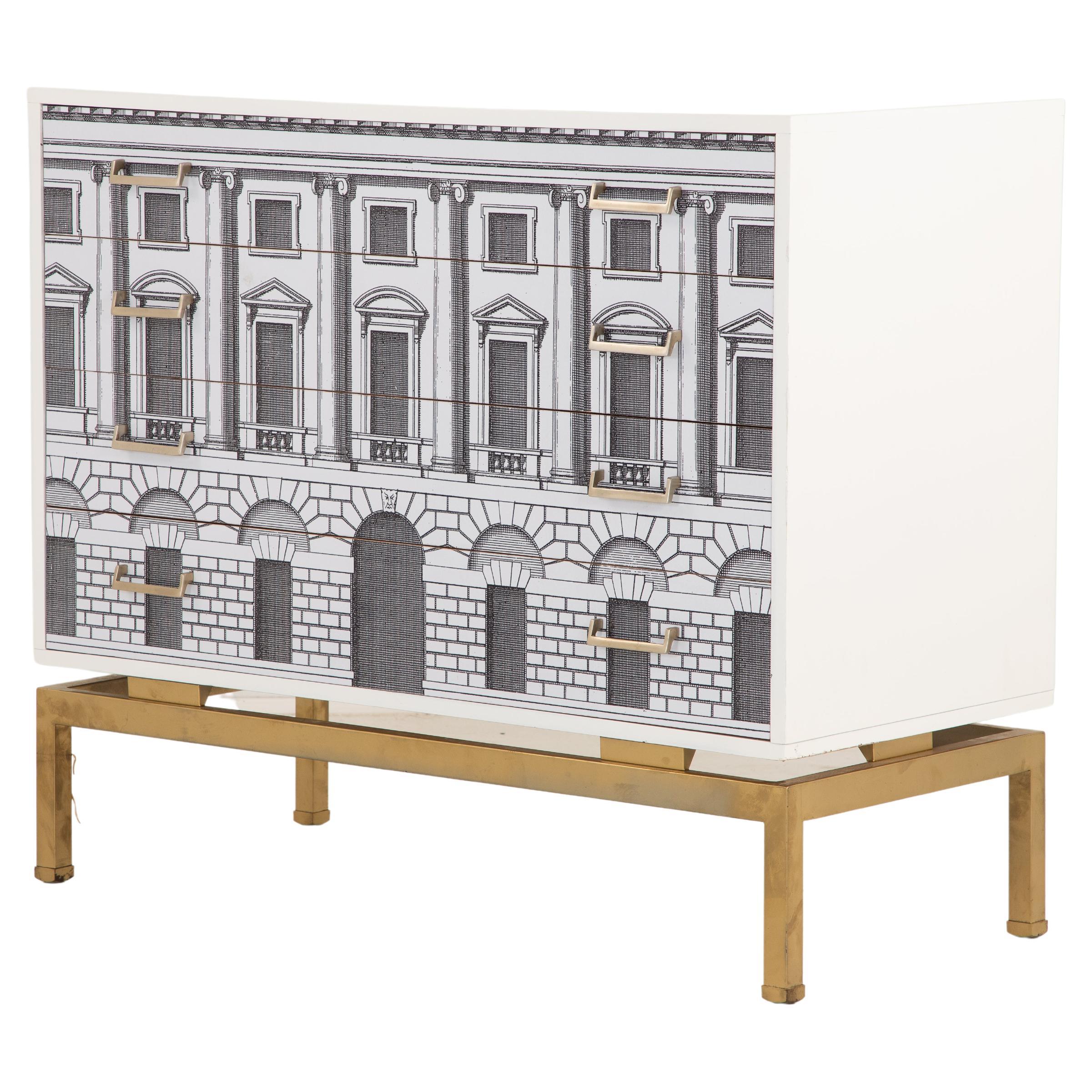 Fornasetti Style Chest of Drawers