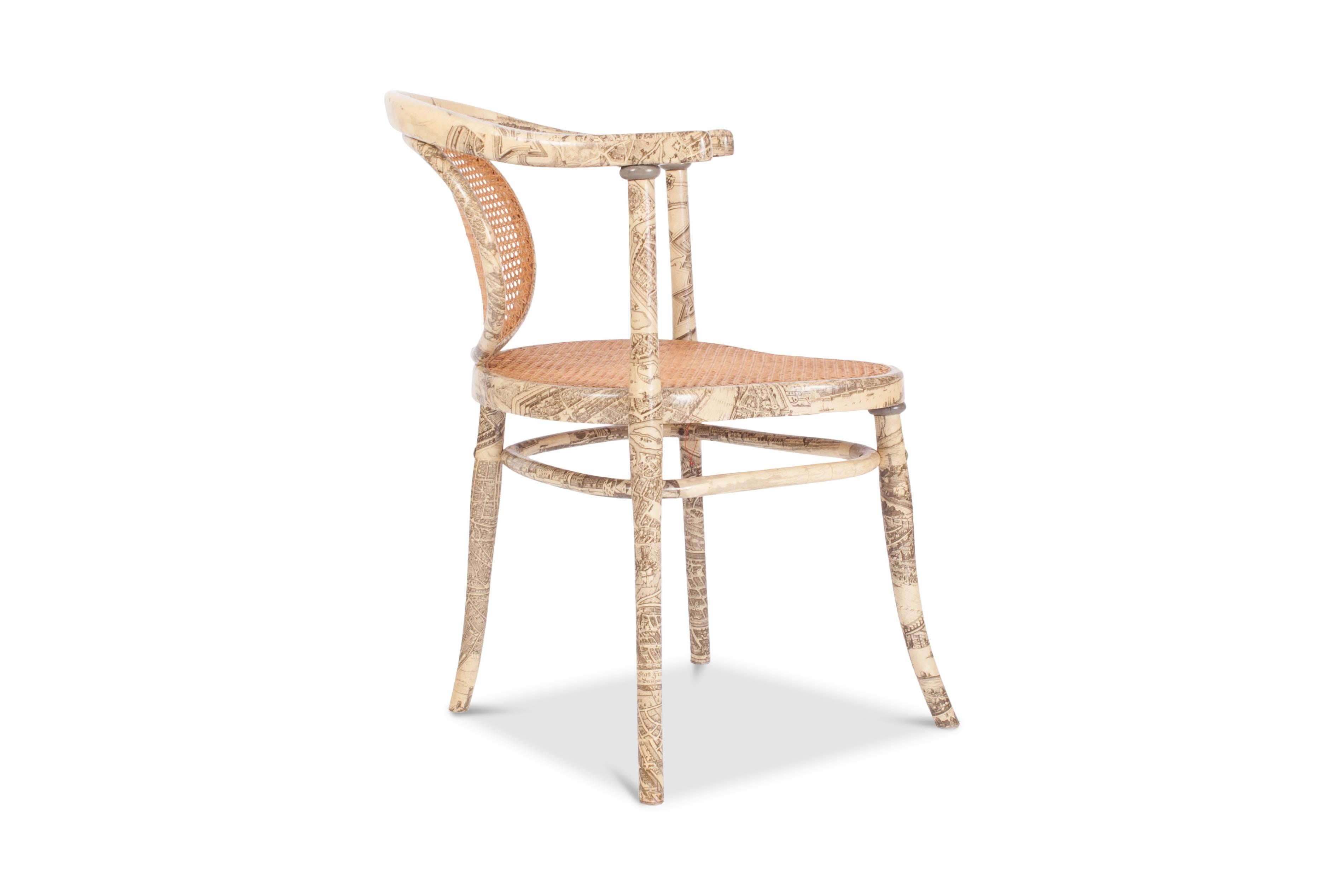 Illustrierter Thonet-Stuhl (Art nouveau) im Angebot