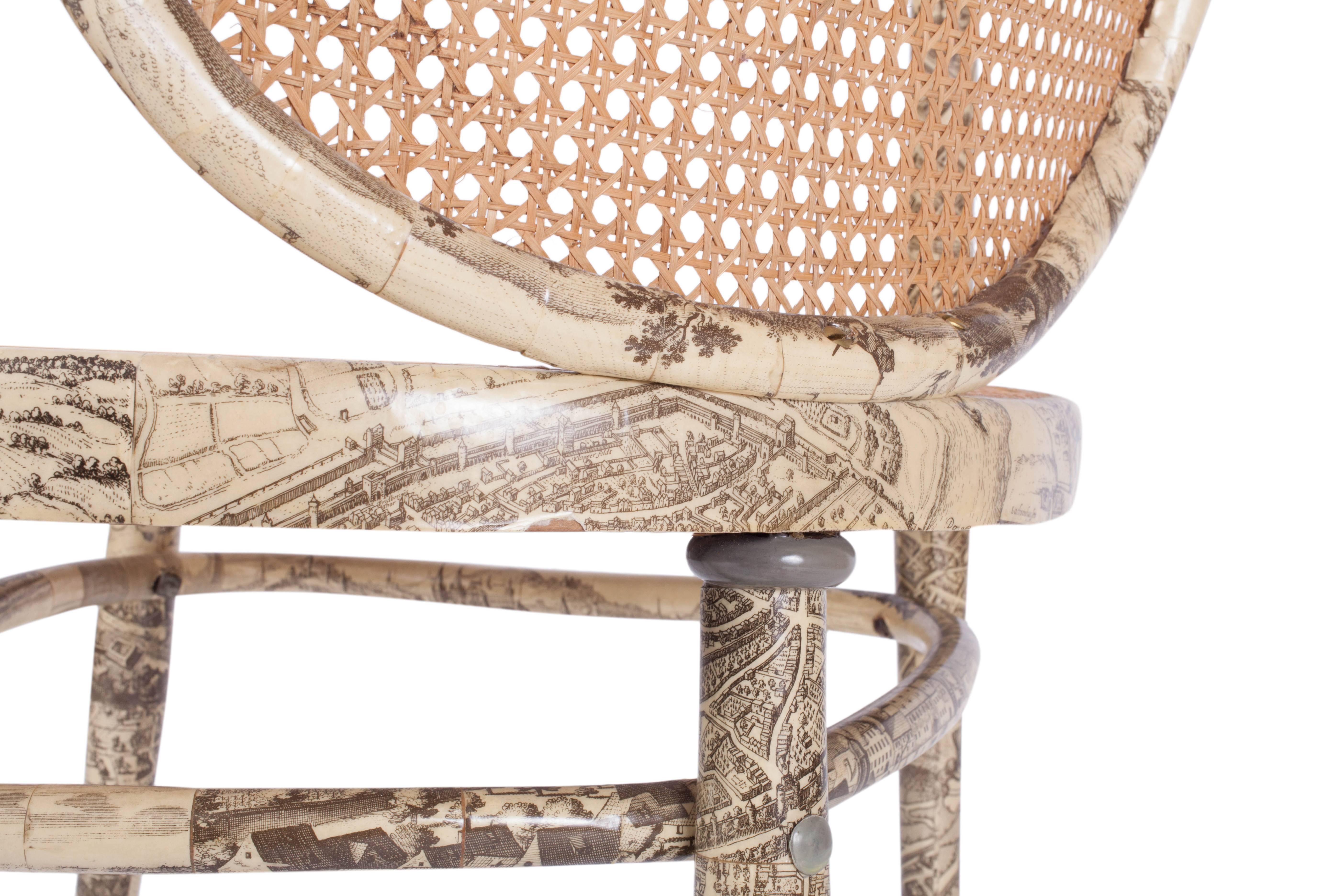 Art Nouveau Illustrated Thonet Chair  For Sale