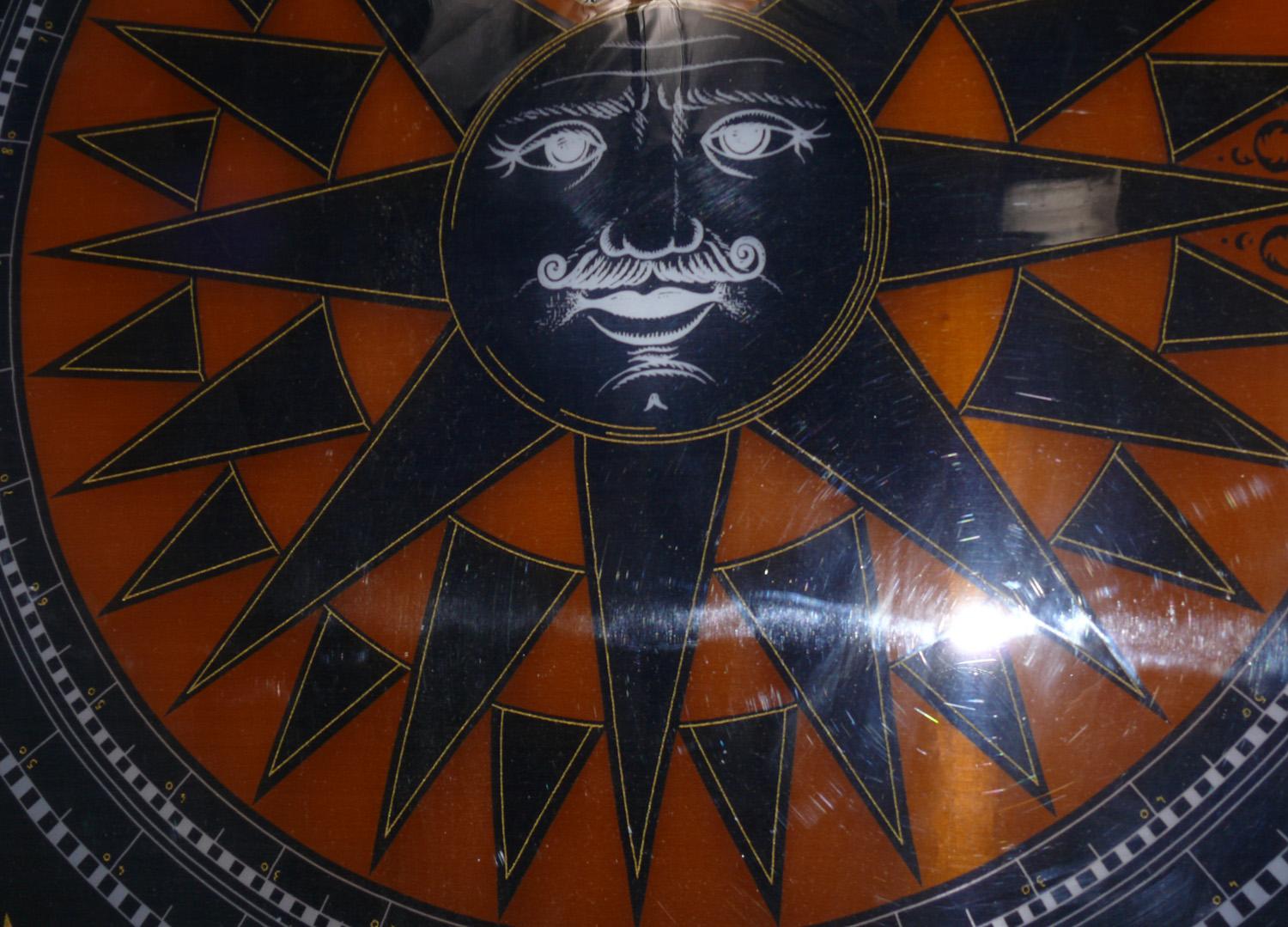 Arte mural Rey Sol Fornasetti Moderno de mediados de siglo