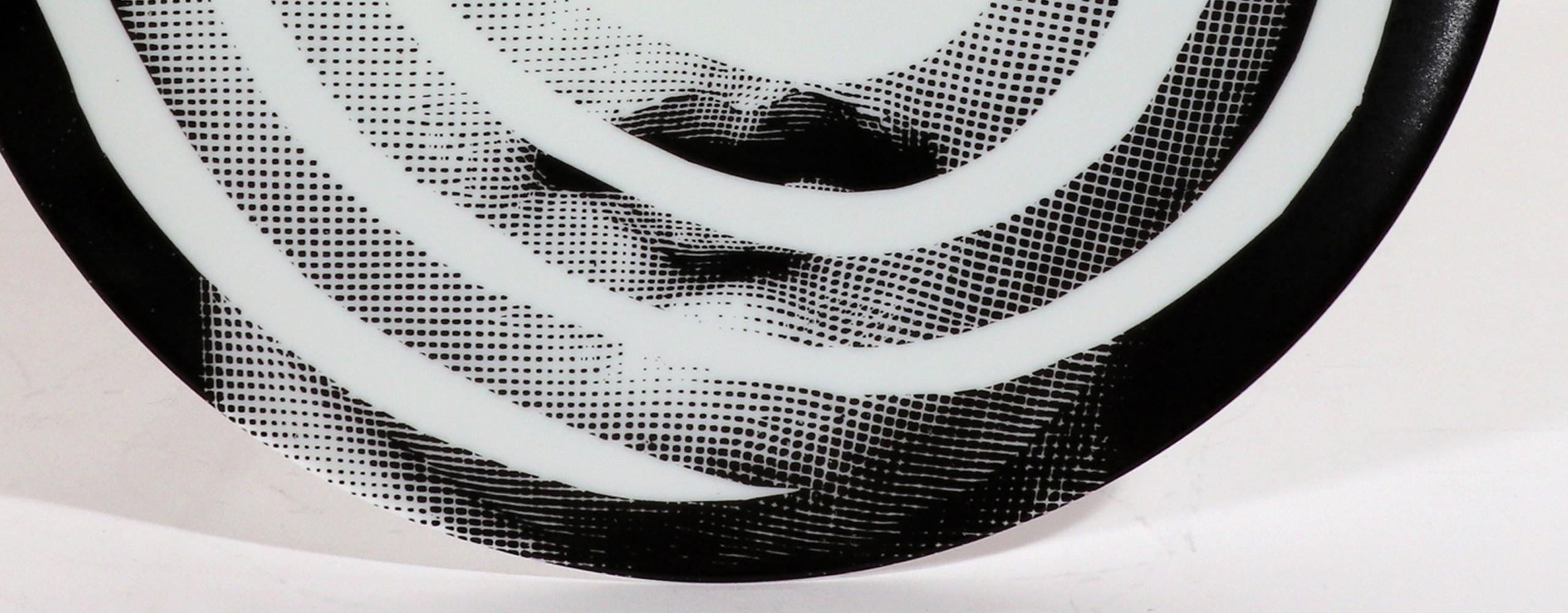 Porcelain Fornasetti Surrealist Themes & Variations Plate, #18, Fornasetti, 