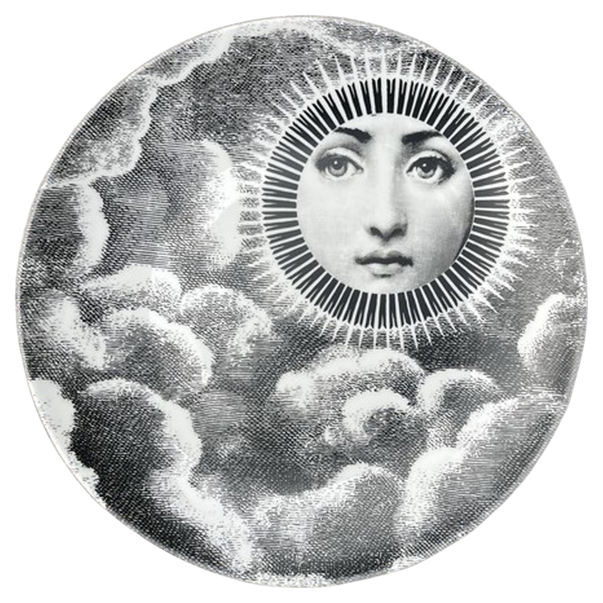 Fornasetti Themes and Variation Porcelain Plate, Pattern #101