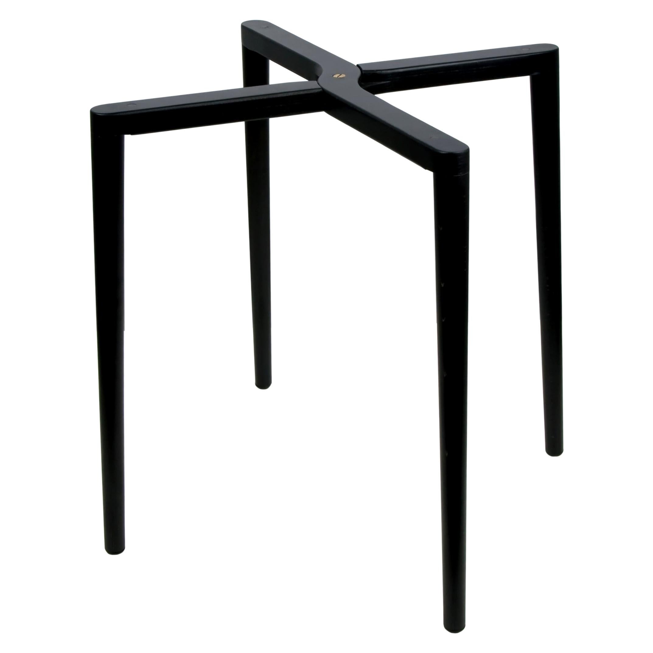 Fornasetti Soporte para Bandeja Madera Negra