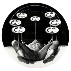 Fornasetti Tray-Juggler with Spinning Plates, Atelier Fornasetti