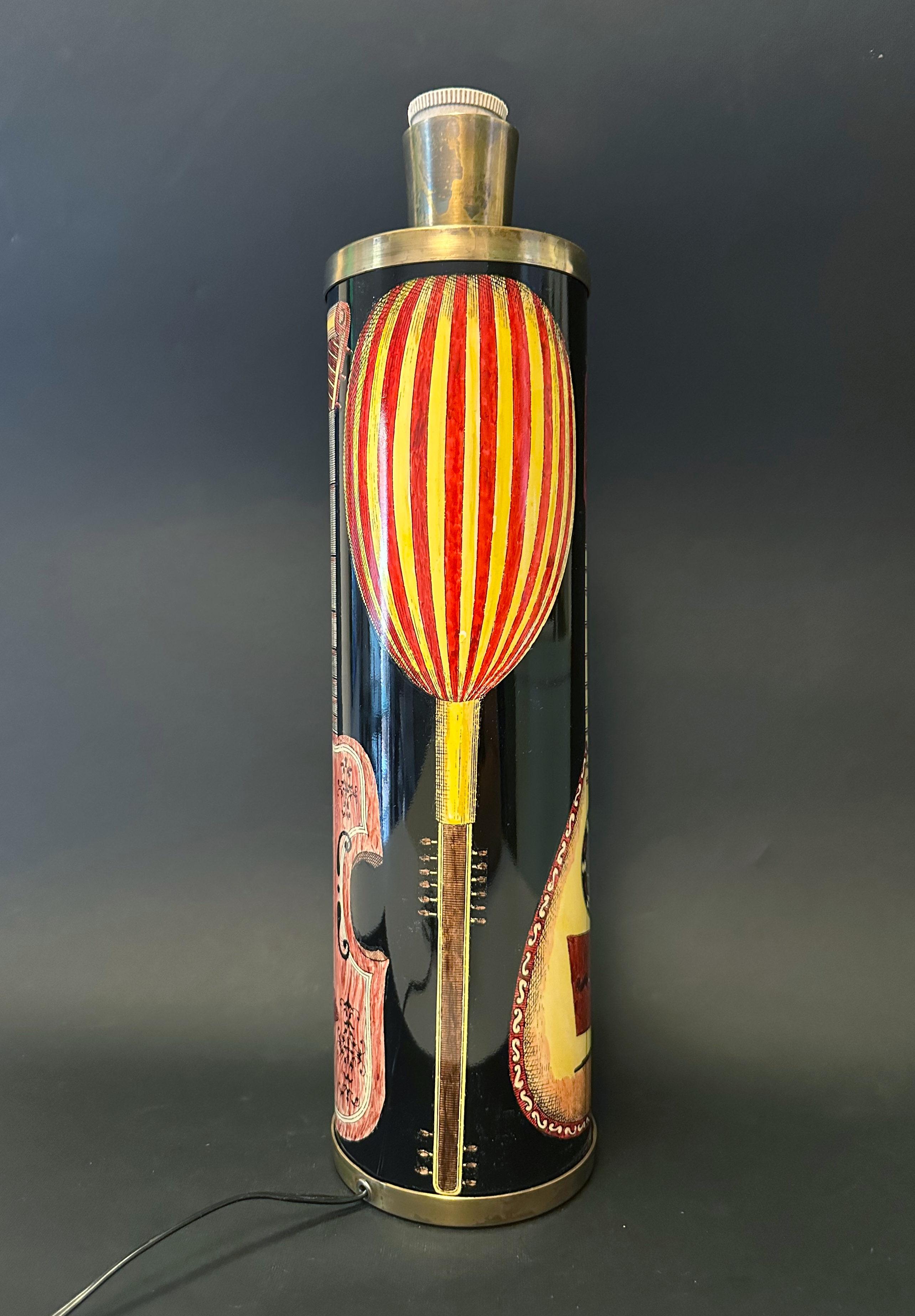 Italian FORNASETTI Vintage Table Lamp For Sale