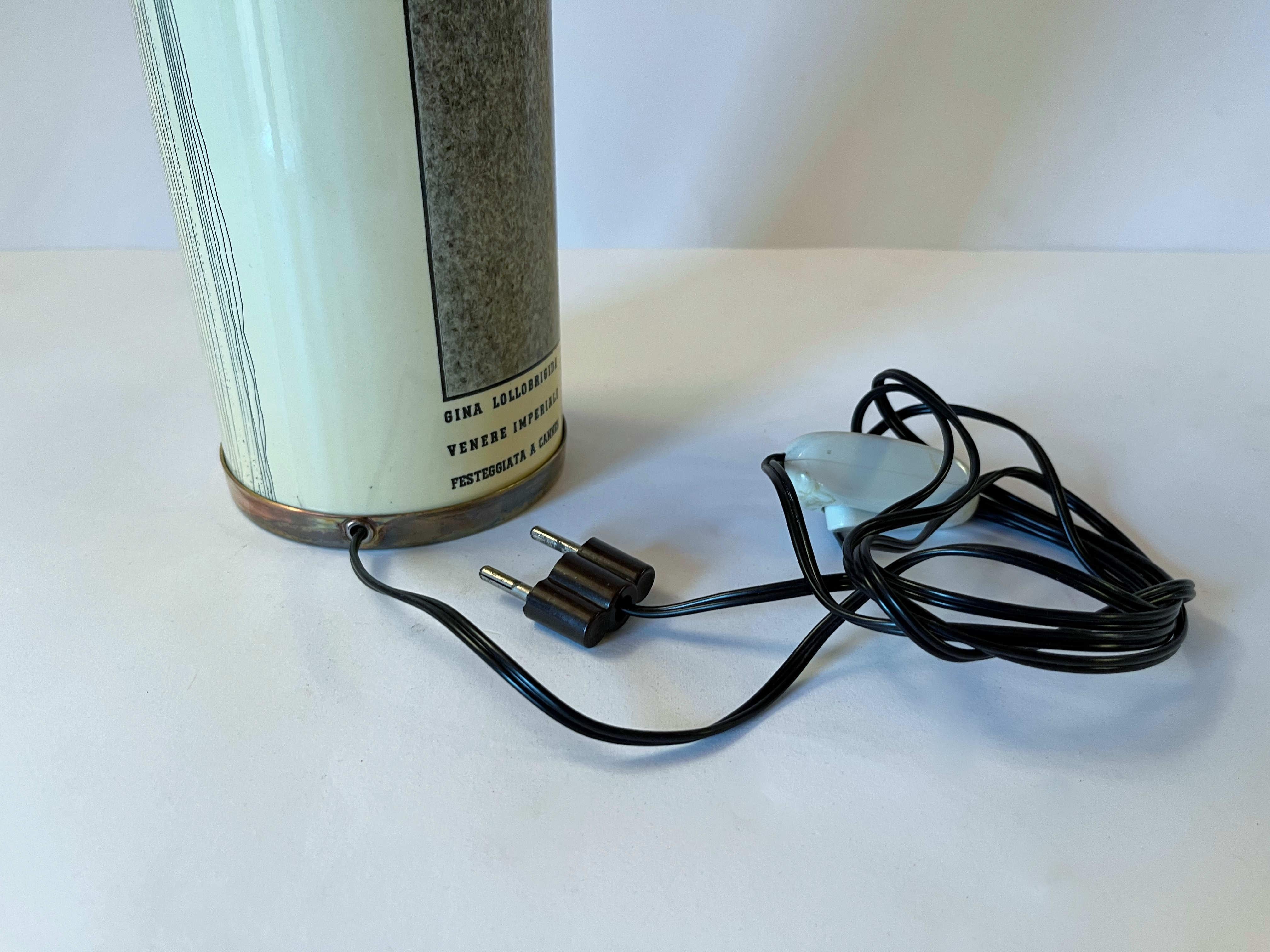 FORNASETTI Vintage Table Lamp In Good Condition For Sale In Los Angeles, CA