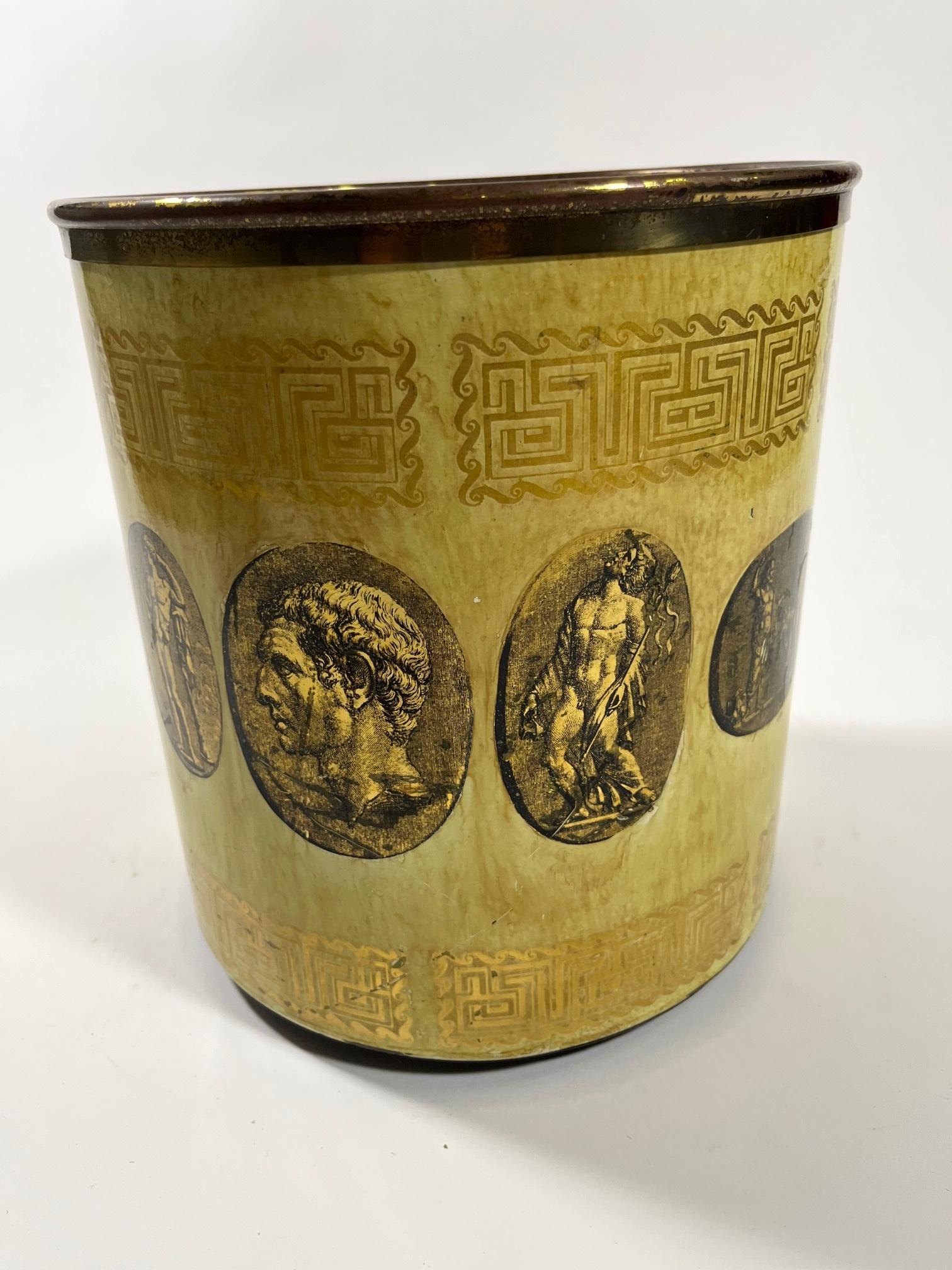 Fornasetti Papierkorb im Zustand „Gut“ im Angebot in West Palm Beach, FL