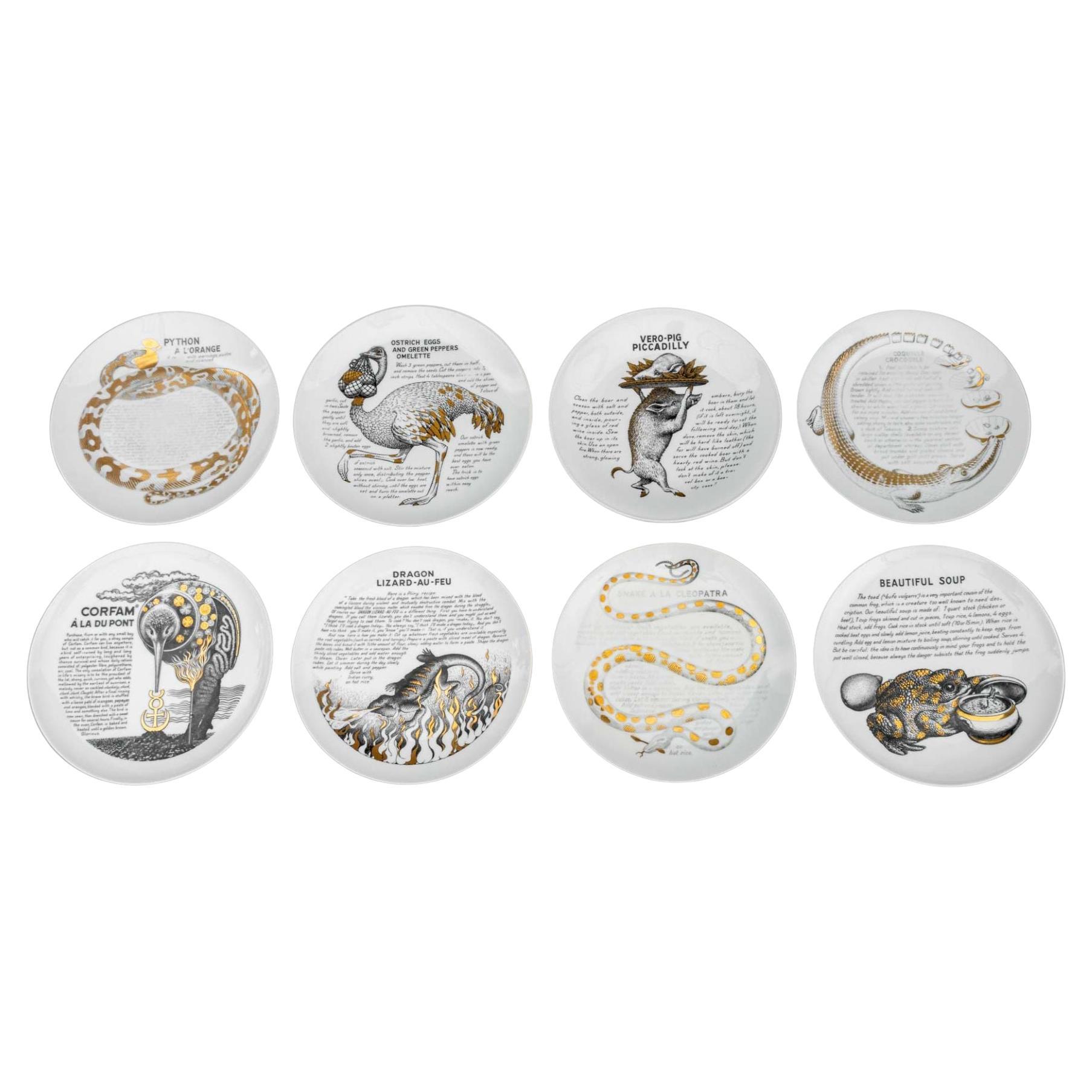 Fornasetti x Fleming Joffe Ltd Porcelain Plates, 8