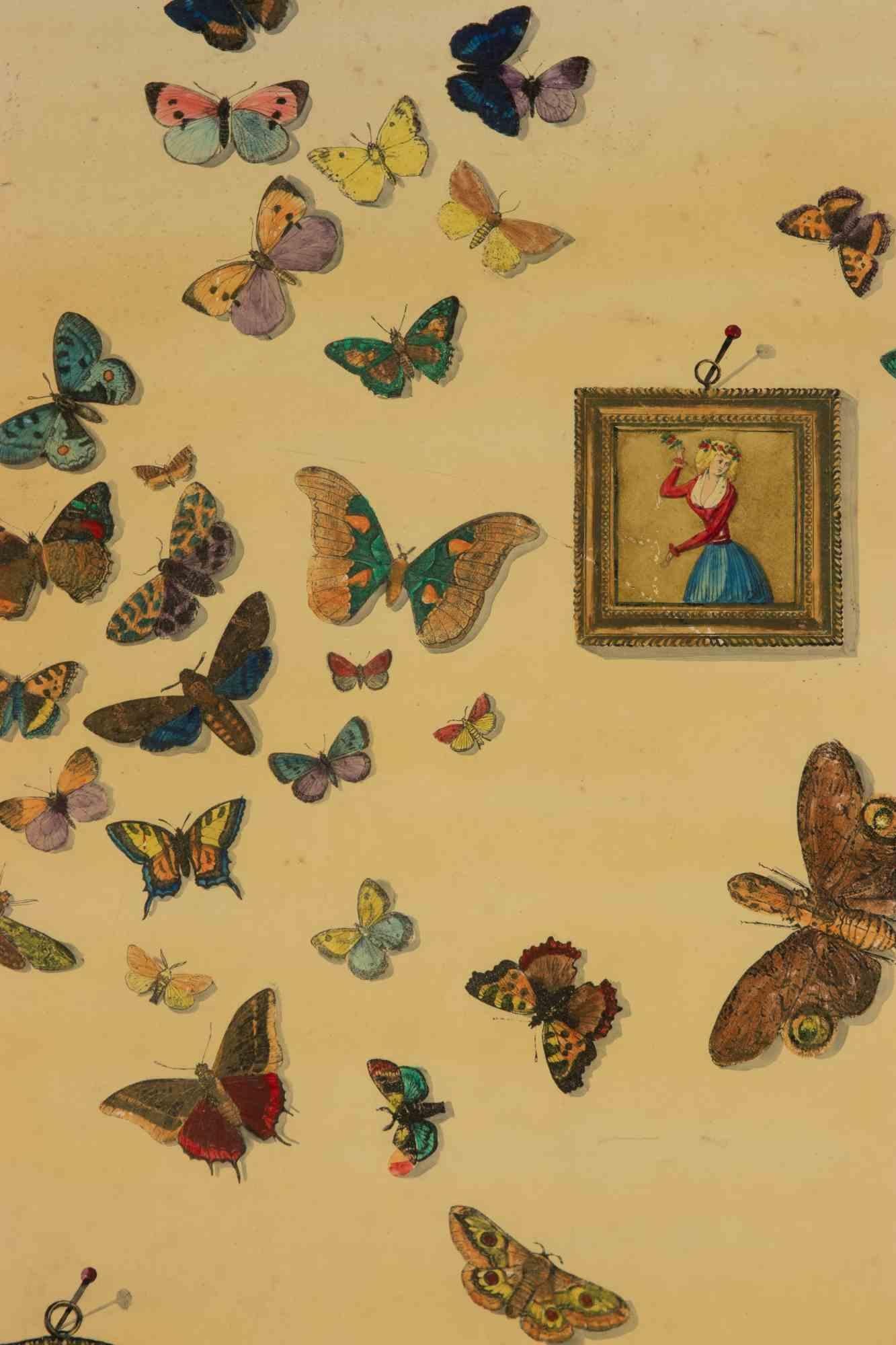 Italiano Pannello Fornasetti di Piero Fornasetti, anni '50 in vendita