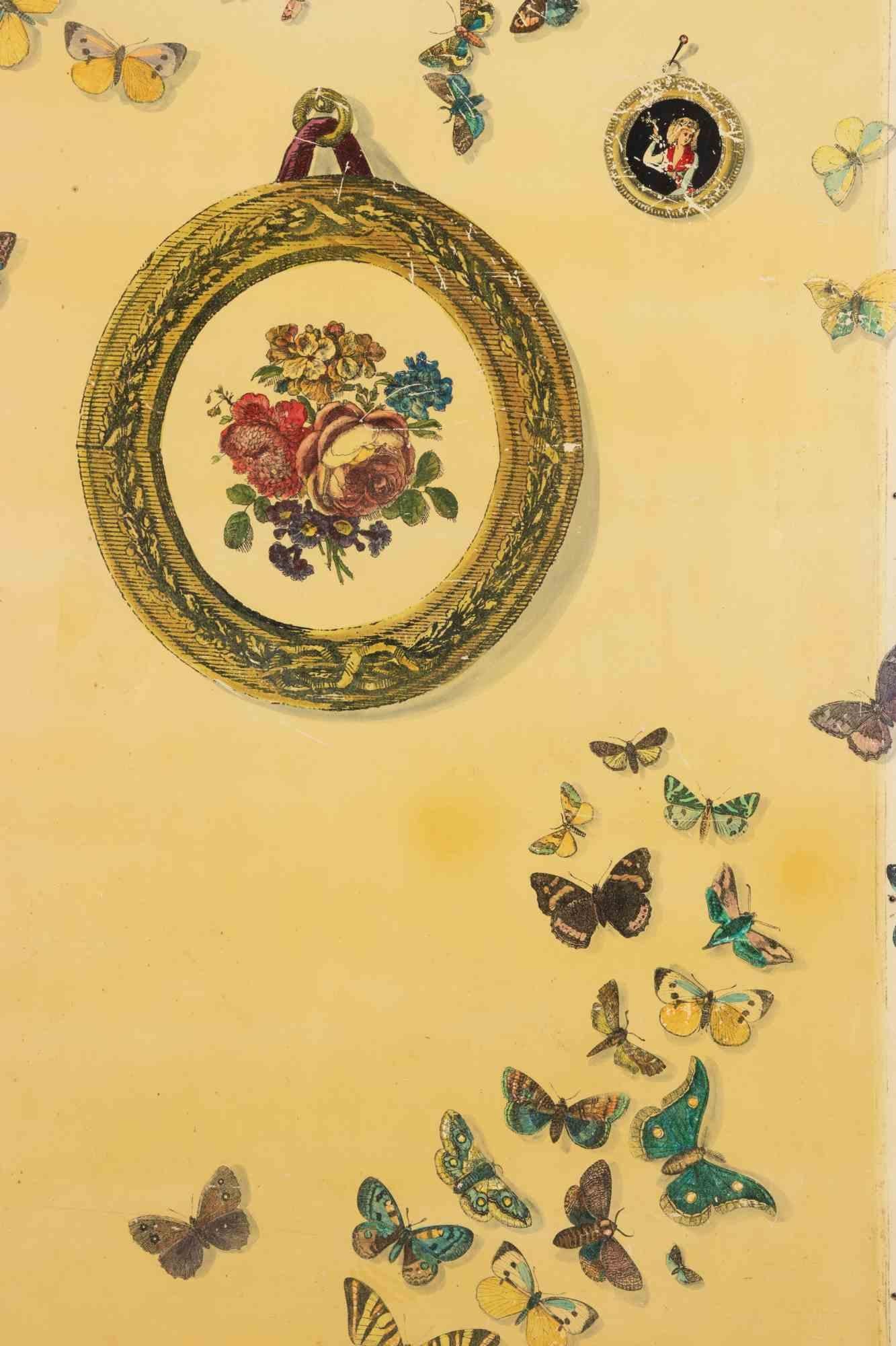 Fornasettis Tafel von Piero Fornasetti, 1950er Jahre im Zustand „Gut“ im Angebot in Roma, IT