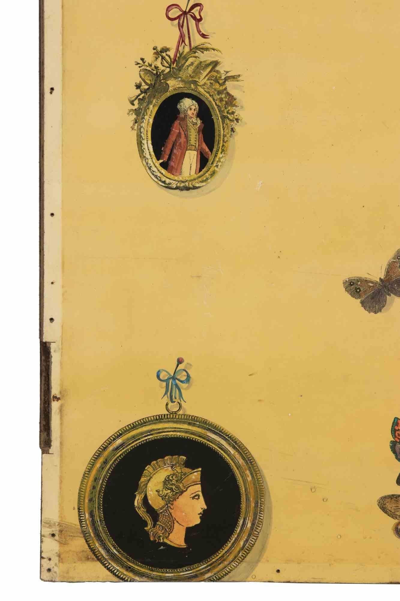Fornasettis Tafel von Piero Fornasetti, 1950er Jahre (Mitte des 20. Jahrhunderts) im Angebot