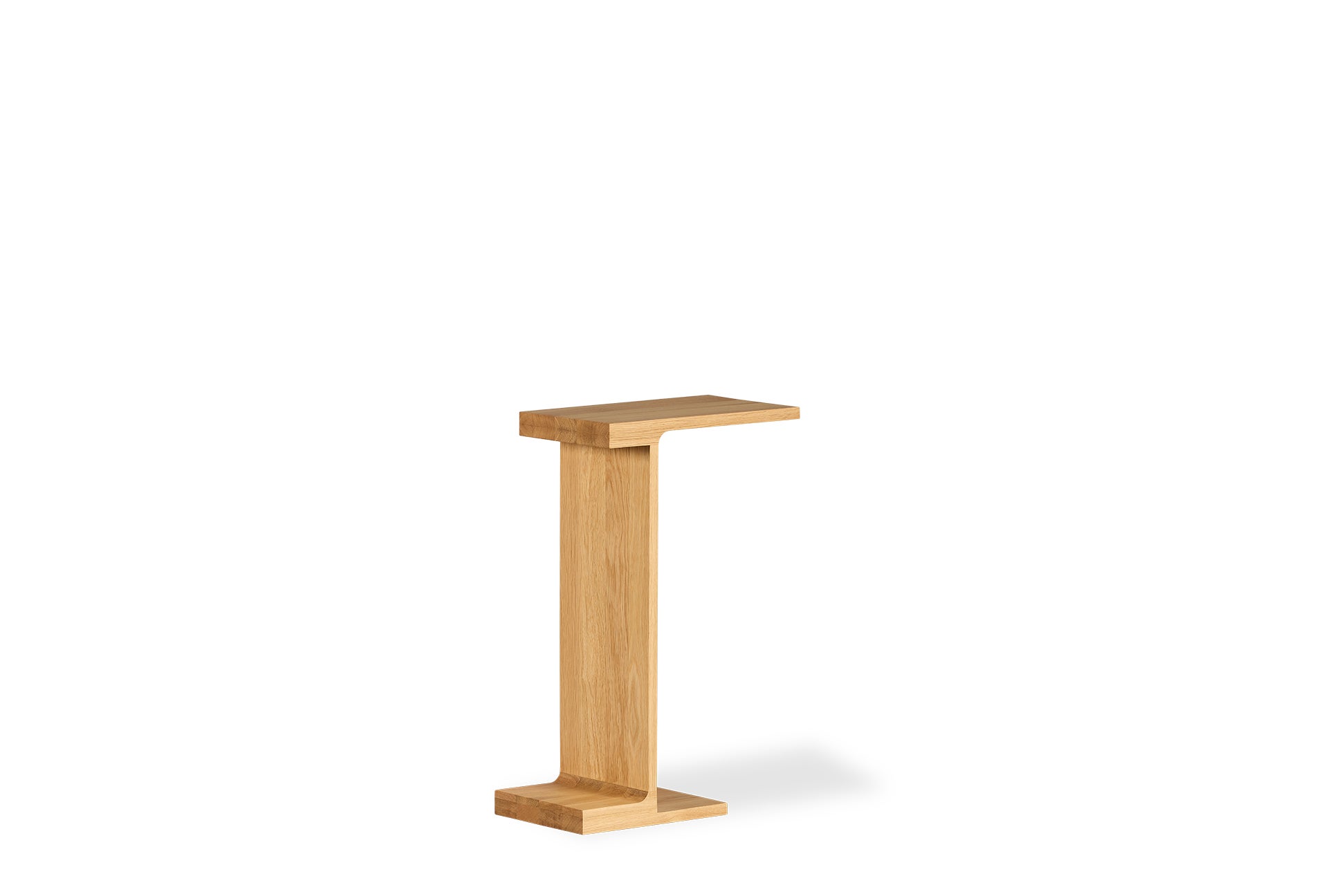FÖRNI JO Oak C Shaped Table For Sale