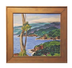 Vintage "Acapulco" Impressionist Landscape Painting