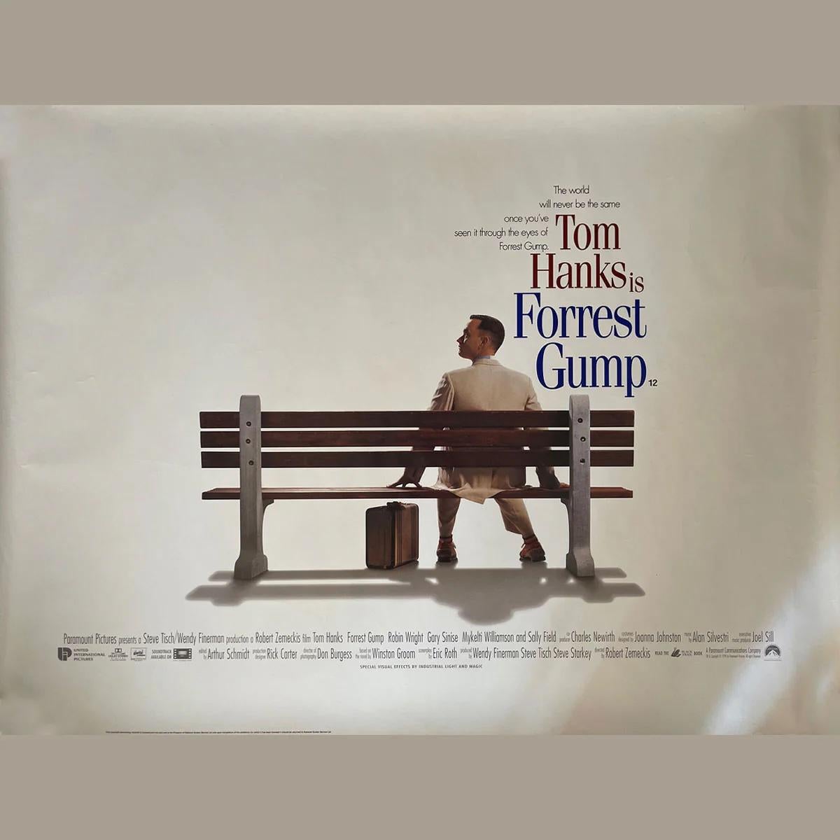Forrest Gump (1994)
Origina British Quad (30 X 40 pollici)


