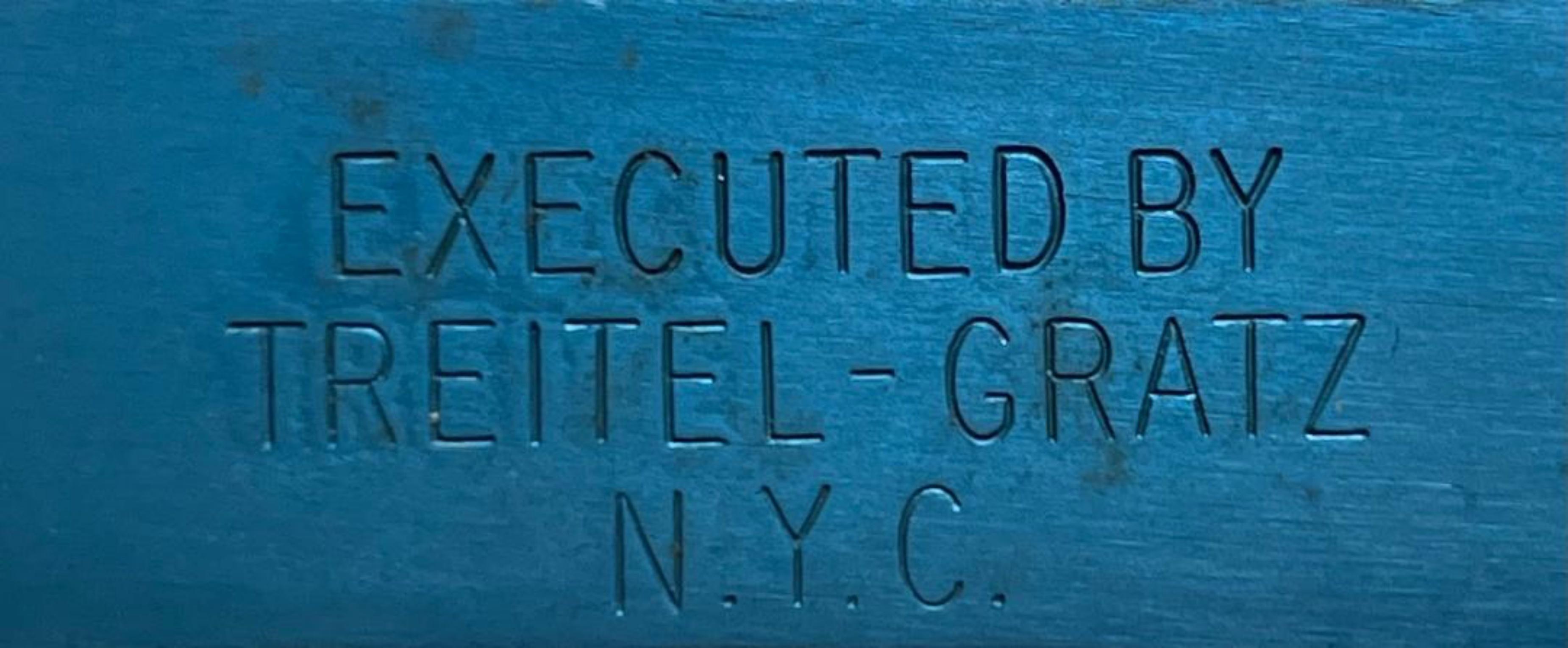 Geometric abstraction mid century modern constructivist Signed metal sculpture - Constructivist Sculpture by Forrest Myers