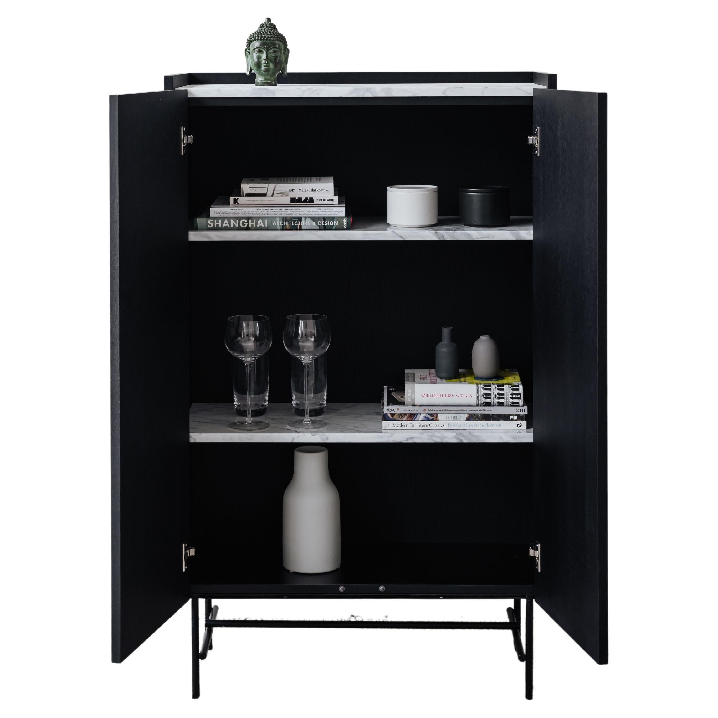 Forst Cabinet & Marble Shelf