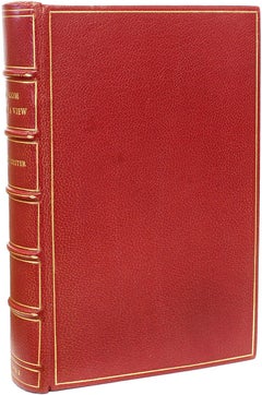 FORSTER, E. M.. A Room With A View. 1908 - FIRST EDITION - IN A FINE BINDING!