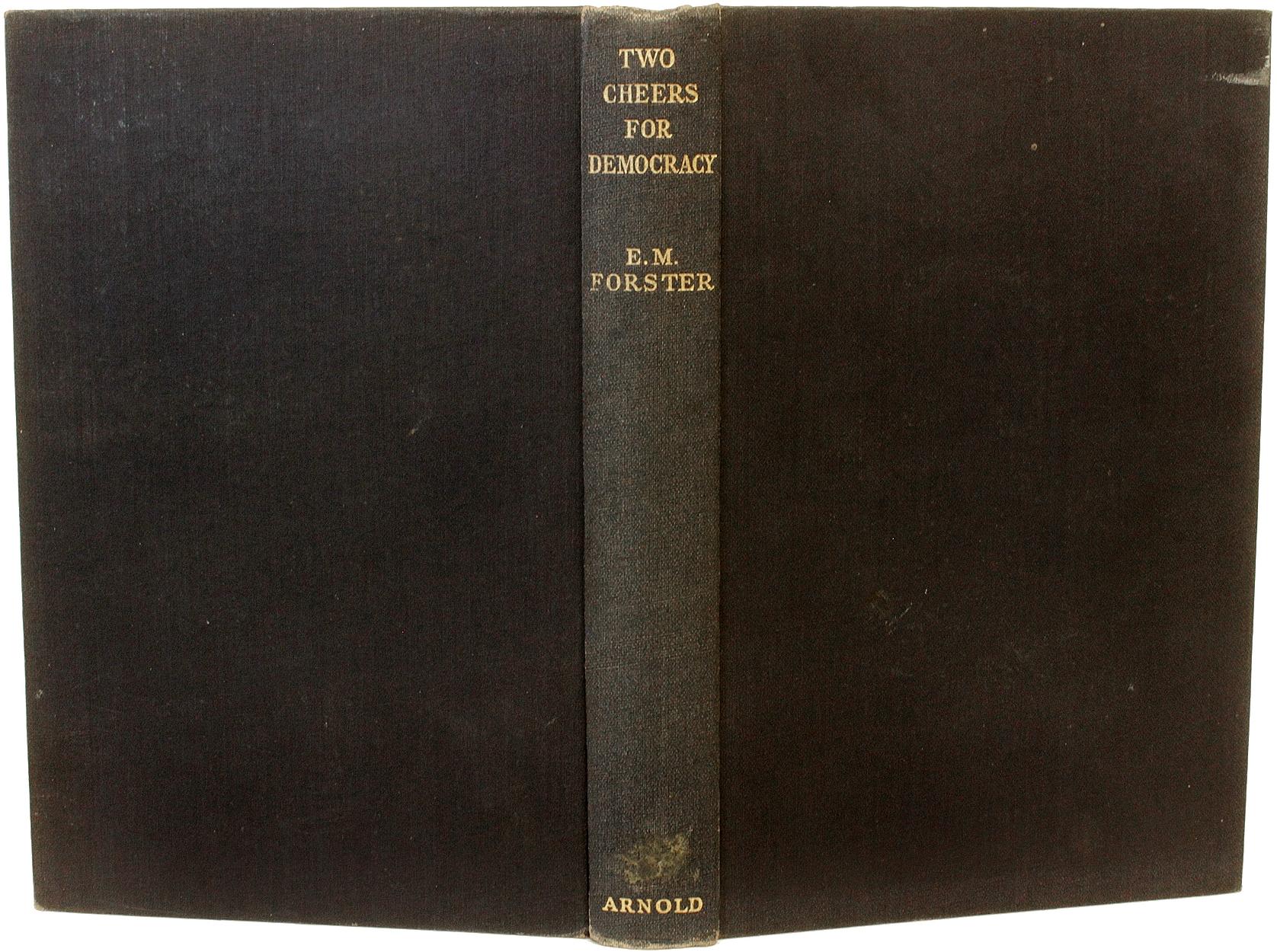 British FORSTER, E. M.. Two Cheers For Democracy. 1951 - FIRST EDITION - SIGNED For Sale
