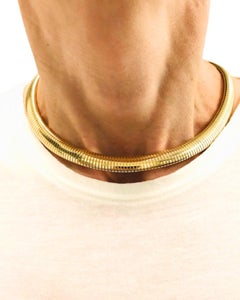 Forstner 14k Gold Necklace Tubogas Style