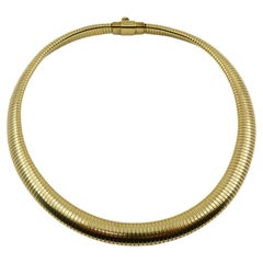 14k Gold Necklace Vintage Tubogas Forstner