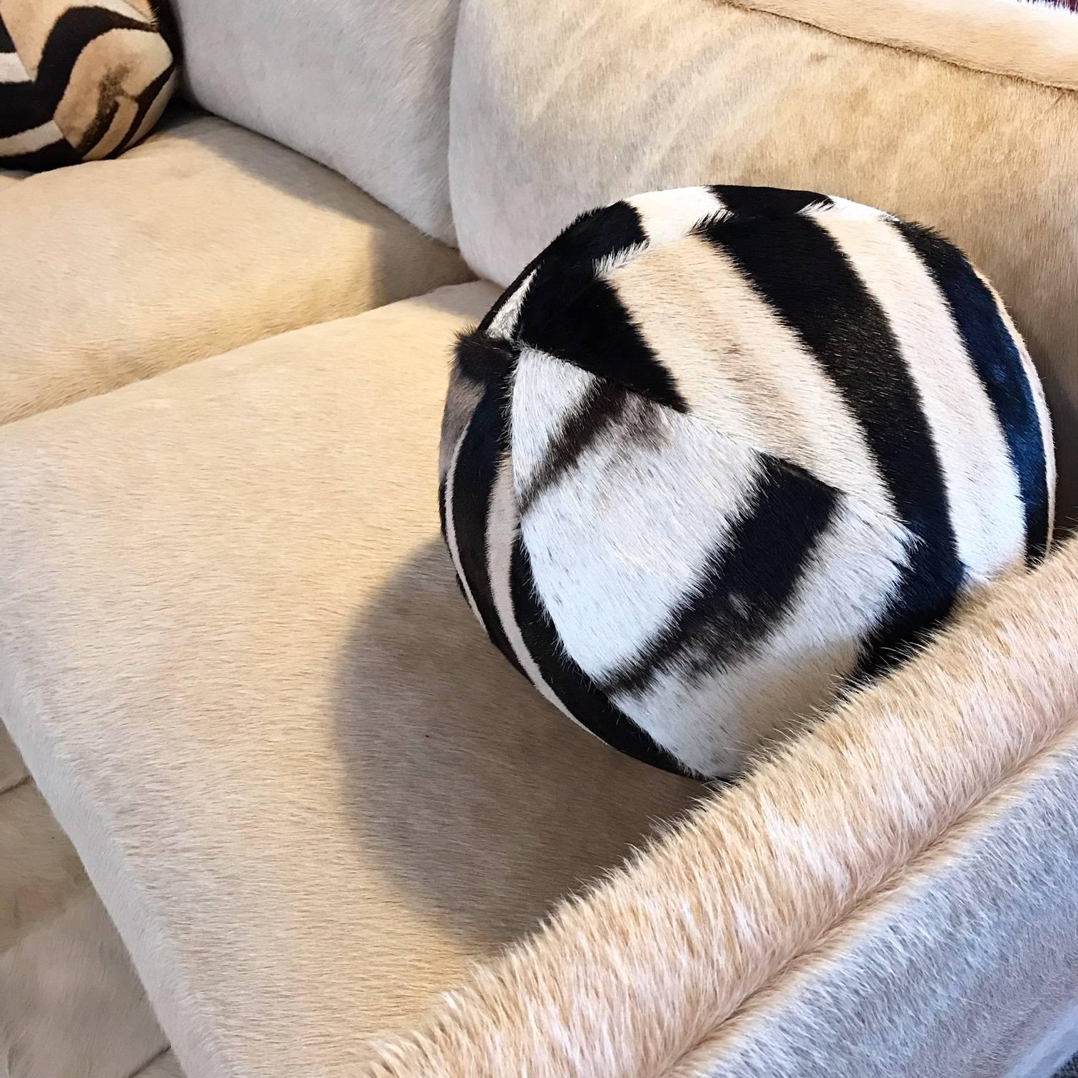 American Forsyth Zebra Ball Pillow
