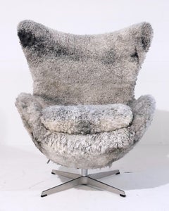 Forsyth Arne Jacobsen Egg Chair in Gotland Sheepskin