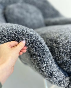 Forsyth Bespoke Eero Saarinen Womb Chair and Ottoman in Shearling