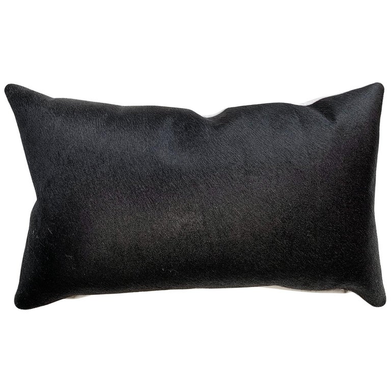 Forsyth Black Brazilian Cowhide Pillow For Sale At 1stdibs